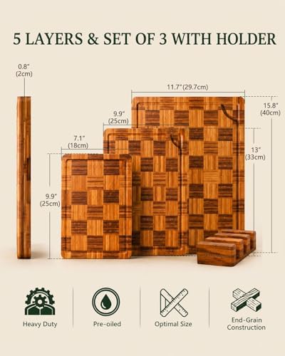 Cutting Board Set With Holder Mosaic Cutting Boards For Kitchen Set Of