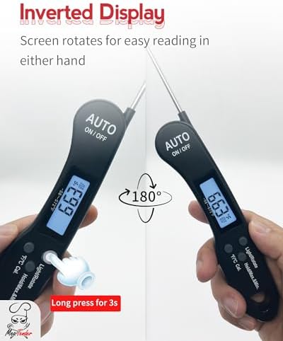 5-Pack Digital Meat Thermometer, ±1°F Accuracy