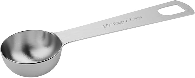 1PCS 1/2tbsp Single Measuring Spoon, Stainless Steel Individual Teaspoons Only by BERYLER