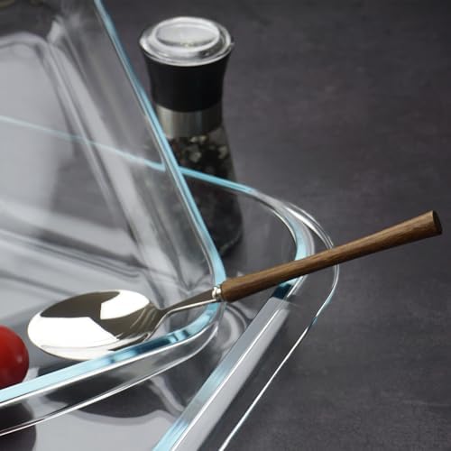 9×9in Square Glass Baking Dish, 2.4QT Glass Baking Pan, Baking Dishes
