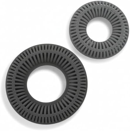 TubRing & SinkRing Charcoal Gray Combo – Bathroom Drain Hair Catcher
