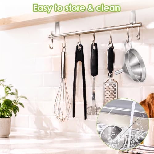 Stainless Steel Kitchen Funnel, 4.3-Inch Metal Funnel with Strainer
