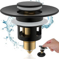 Hibbent All Metal Universal Bathroom Sink Stopper for 1.1''~2.3''
