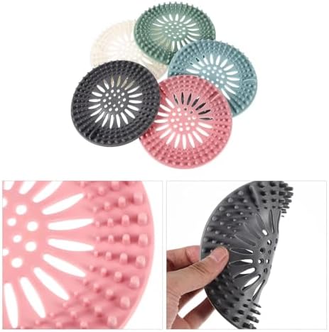 10pcs Kitchen Hair Catcher Drain Cover Set Disposable Bathroom Sink