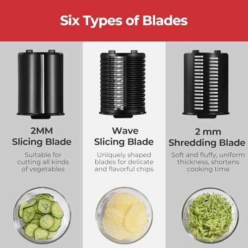 Electric Cheese Grater, 6 Blades, 250W