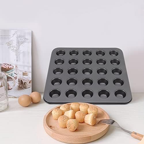 Luocute Nonstick Mini Muffin Pans, Carbon Steel 24 Cup Baking Pan for