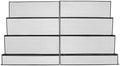 Kichvoe Black Metal Drawer Spice Rack Organizer for Jars and