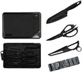 Camping Kitchen Knife Set, 4-Piece Compact Cooking Tool Set with