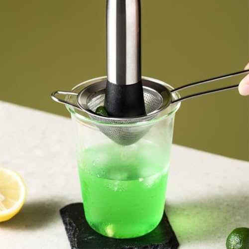 Cocktail Strainer Set of 2, Fine Mesh Bar Strainer for Cocktails and