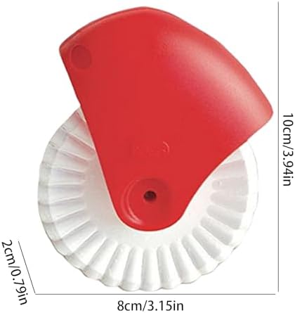 Pie Crust Cutter | Crinkle Cutter Roller Pie Top | Ergonomic Making