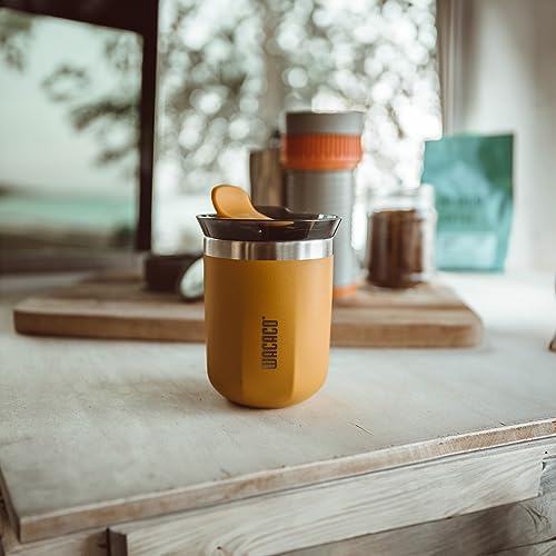 WACACO Octaroma Classico Travel Coffee Mug, Double-wall Stainless