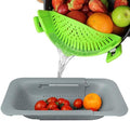 Strainer Colander,Clip On strainer,2 Pack Colander,Fruits Vegetables