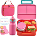 Bento Lunch Box for Kids with 8oz Soup Thermo, Leak-proof Lunch Food