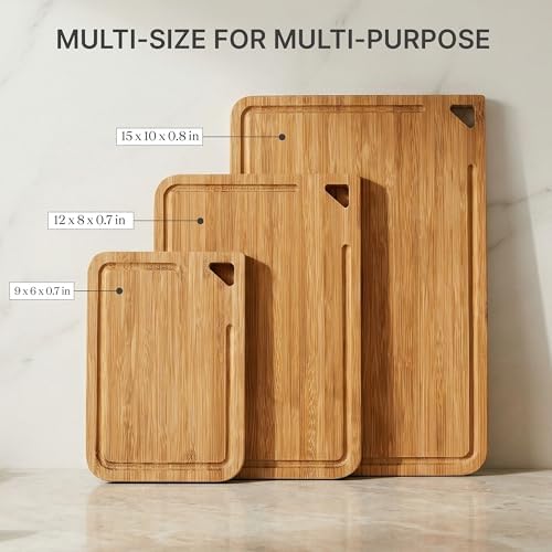 Koppen Bamboo Cutting Board, Hydrothermal Cell-Level Wood