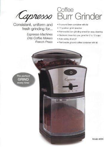 Capresso Coffee Burr Grinder