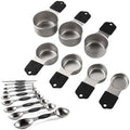 Magnetic Measuring Cups and Spoons Set 16 Piece, 304 Stainless Steel