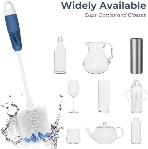 Amazer Bottle Brush Cleaner, Long Flexible Handle Bottle Brush Scrub