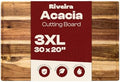 Riveira Acacia Wood Cutting Board, 20 x 30