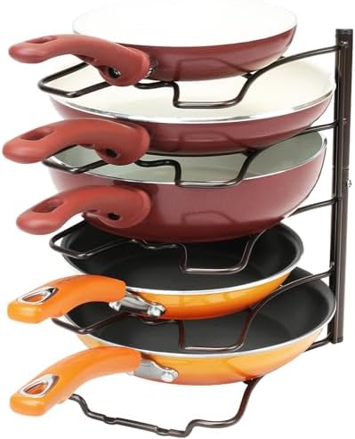 Deco Brothers Pan Organizer Rack, Bronze