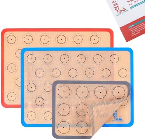 Silicone Baking Mat Macaron Set of 3