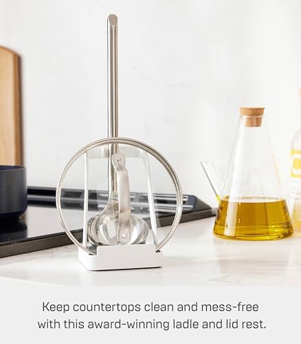 Yamazaki Home Tower Ladle Holder - Lid Stand For Utensils In Kitchen