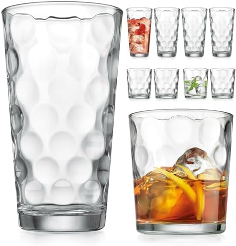 Home Essentials & Beyond Glassware Drinking Glasses Set Of 8 4