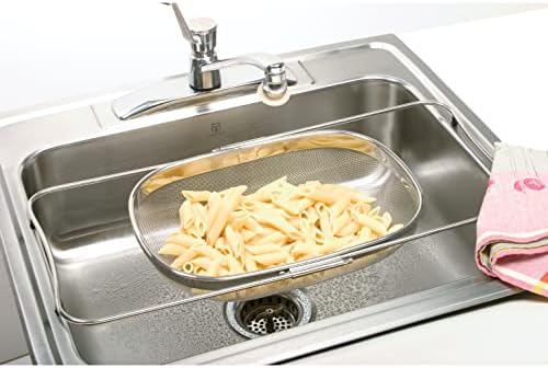 Norpro Stainless Steel Over-Sink Strainer