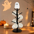 AnyDesign Halloween Ghost Mug Holder Tree with 8 Hooks