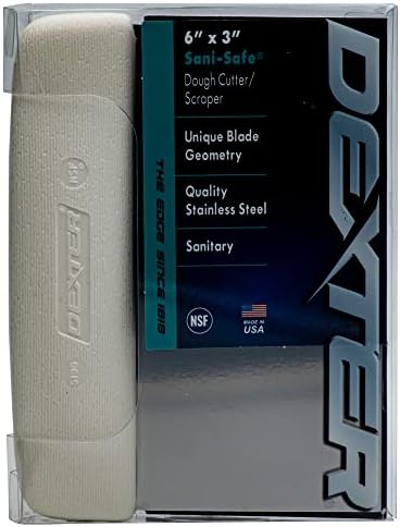 Dexter - Sani-Safe 6" x 3" Dough Cutter-Scraper, 1 Each