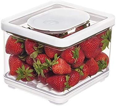 iDesign Fridge Produce Bin, Clear/White