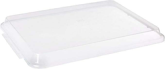 TrueCraftware- Half Size Polypropylene Sheet Pan Cover Clear Color Set of 2- - Image 3