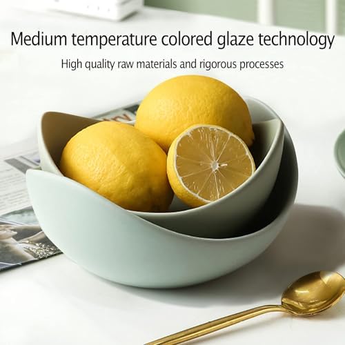 Notakia Salad Decorative Bowls Lotus Shaped Pasta Bowls Dishwasher