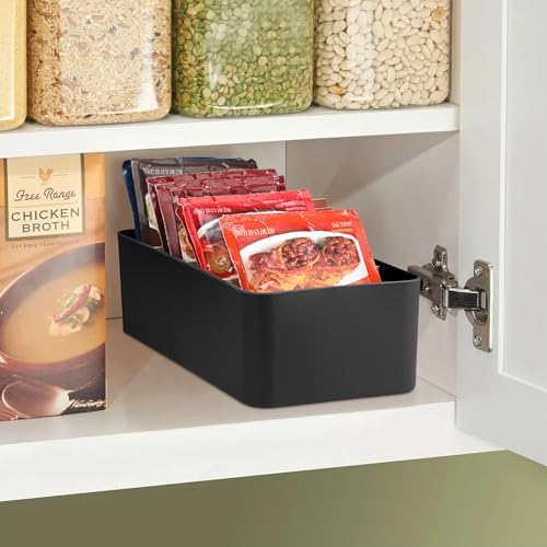 BSTKEY Seasoning Packet Organizer, Black Storage Caddy