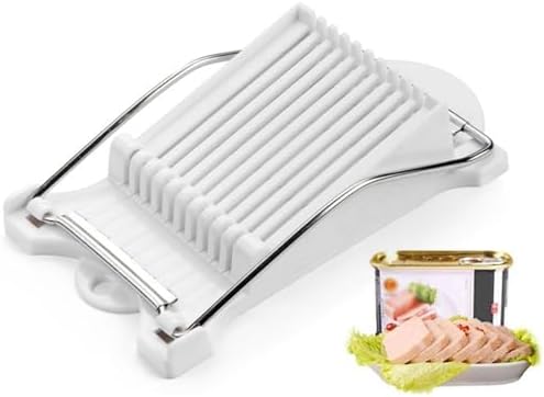 Luncheon Meat Slicer, Ham Boiled Egg Cutter Stainless Steel Wire