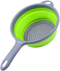 ZOER Kitchen Foldable Pasta Strainers,Collapsible Colanders with