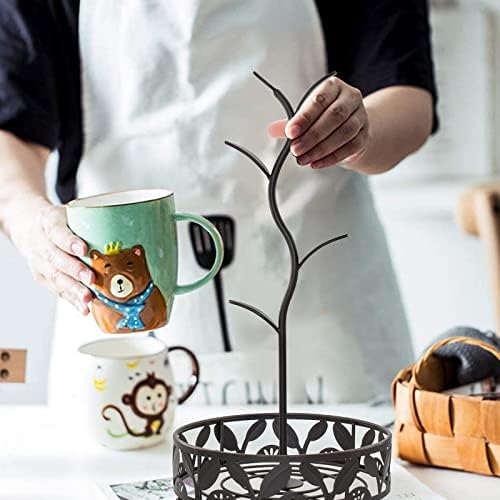 VANRA Mug Tree Holder Stand Coffee Mug Rack Countertop with Coffee Pod