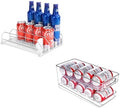 Automatic Rolling Soda Can Organizer for Refrigerator