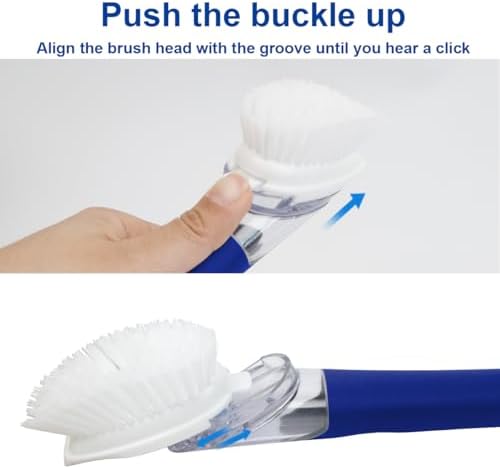 CELOX Dish Brush with Soap Dispenser
