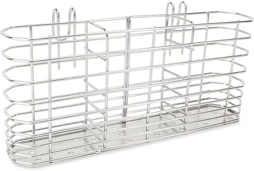 Stainless Steel Utensil Drying Basket Rack Hanging Holder for Knife