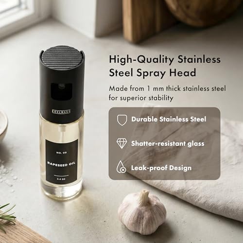 EDELHAUS Oil Sprayer, 2 Pack, Glass