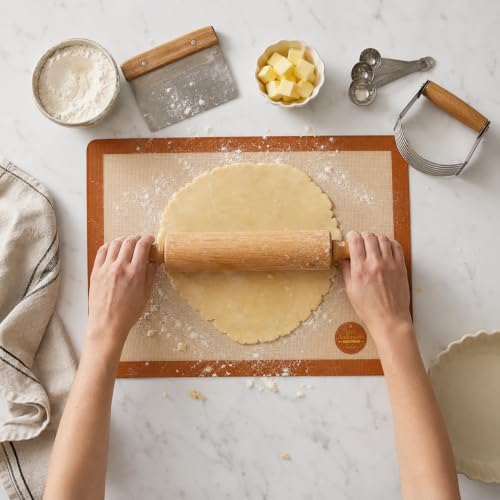 Mrs. Anderson's Baking Non-Stick Silicone Baking Mat - Reusable Oven