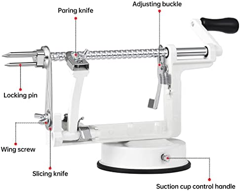 Apple Peeler, Slicer Corer Potato Peelers 3 In 1, Stainless Steel