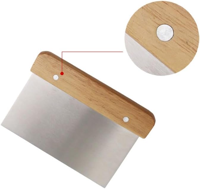 Stainless Steel Scraper & Chopper (2 Pack), Stainless Steel Bench