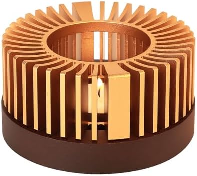 Tea Warmer, Aluminum Alloy & Wood, for Heating Tea Coffee Milk