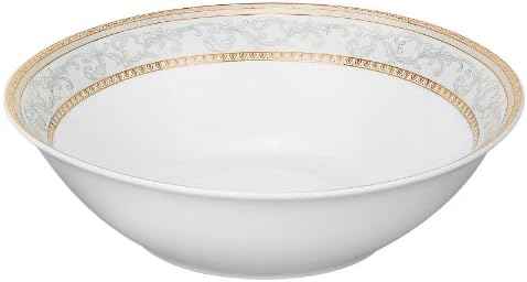 Lorren Home Trends 57-Piece Porcelain Dinnerware Set, Giada, Service for 8