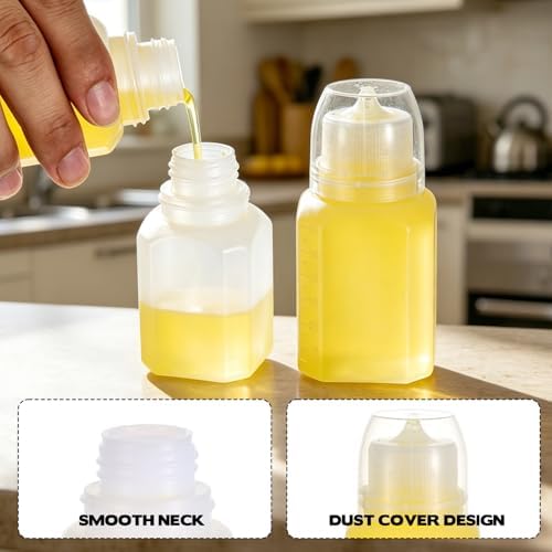 12 Pcs 2oz Salad Dressing Container to Go, Leak Proof Condiment