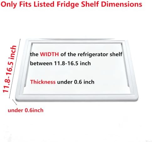 2Pcs Refrigerator Organizer Bins Refrigerator Drawer Fridge Organizers