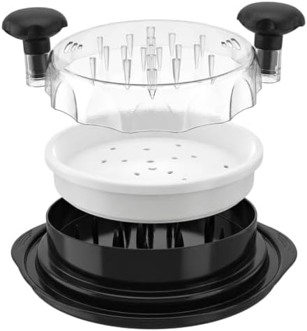 Pro 3-Layer Chicken Shredder Tool, Black