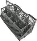 Universal Dishwasher Silverware Cutlery Basket, 2 in 1 Detachable Gray