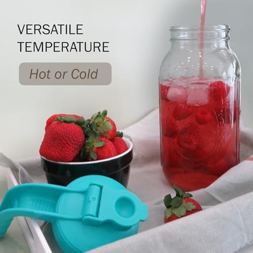 Mason Jar Pitcher - Airtight & Leakproof Glass Pitcher with Lid